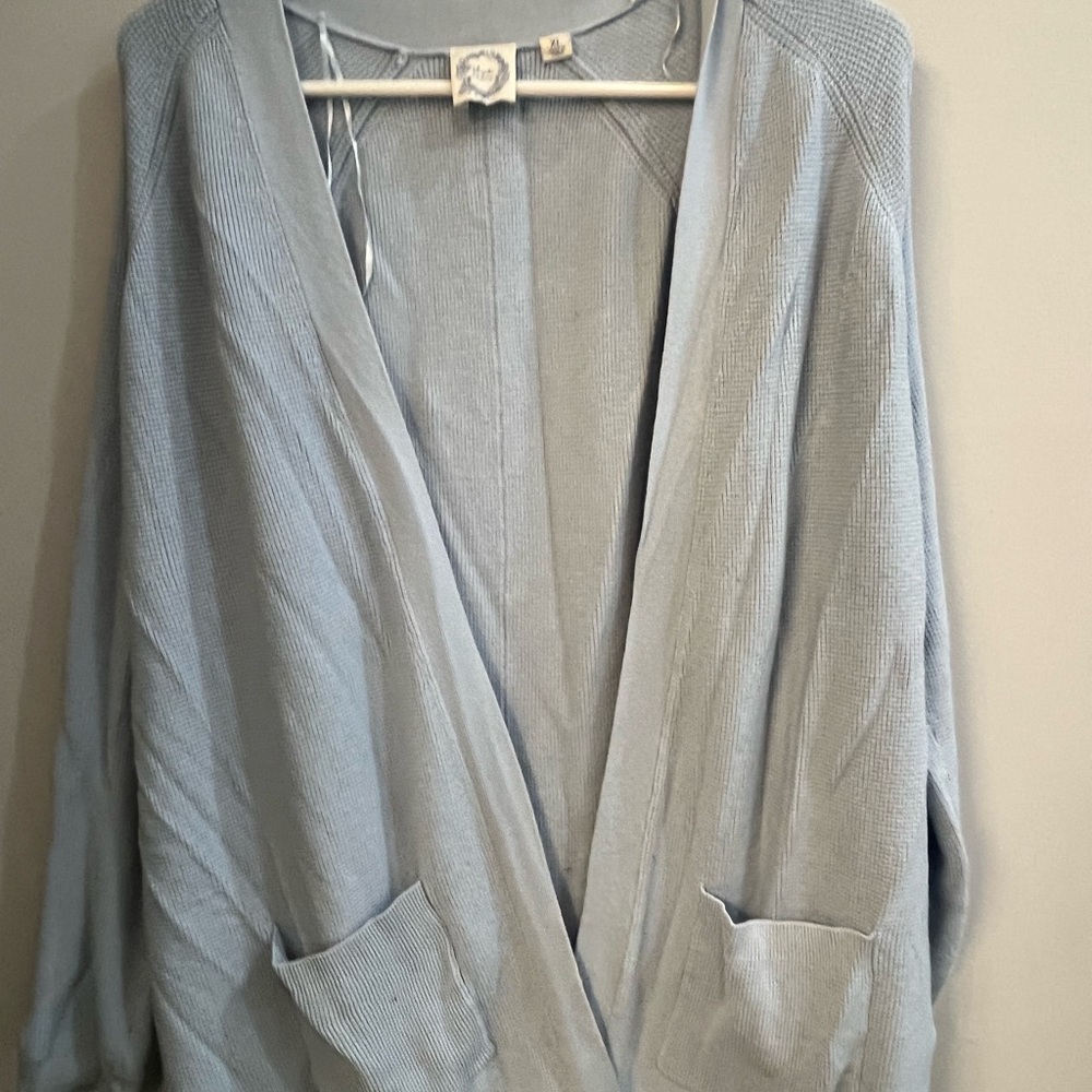 Blue Rain Light Blue Women's Cardigan